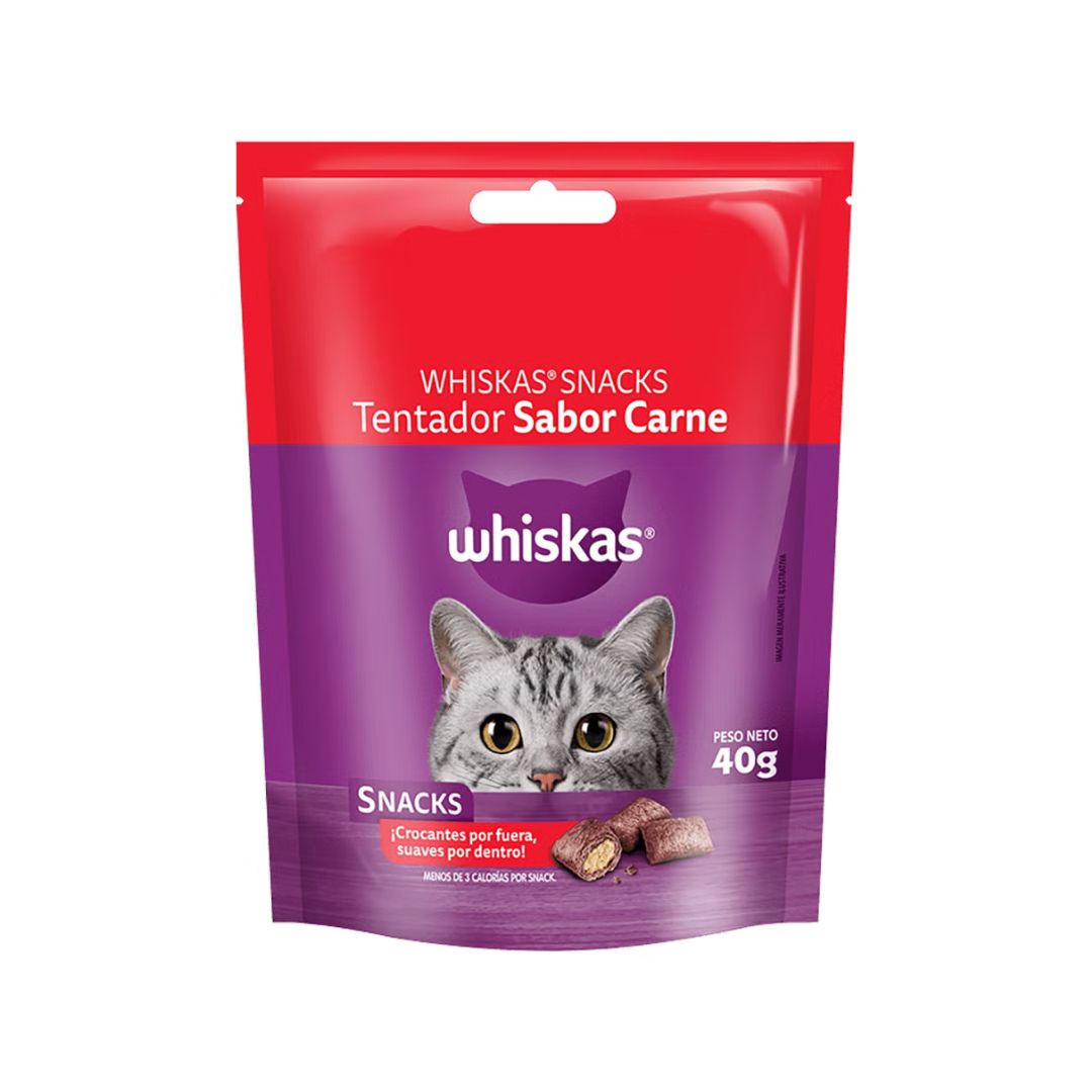 WHISKAS SNACK SABOR CARNE