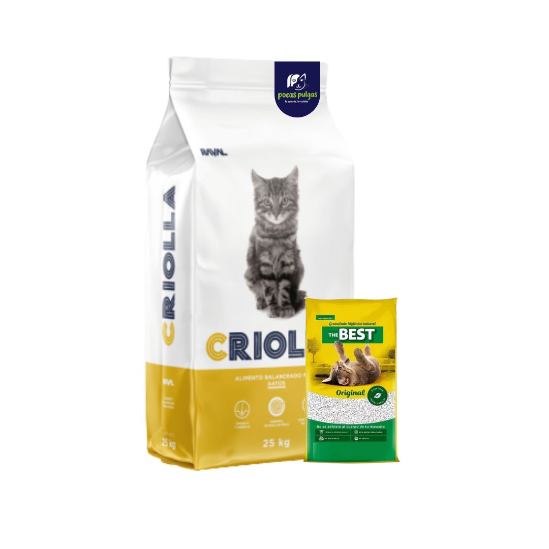 CRIOLLA GATO ADULTO 7 KG + CAT POINT DE REGALO!