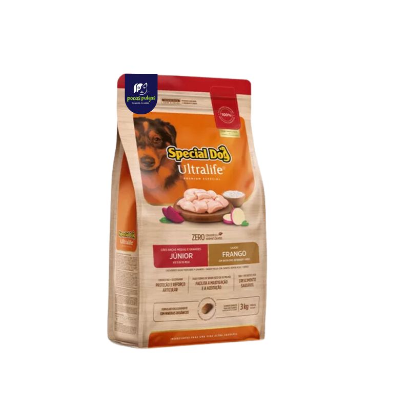 ULTRALIFE JUNIOR RAZA MED Y GDE 15 KG