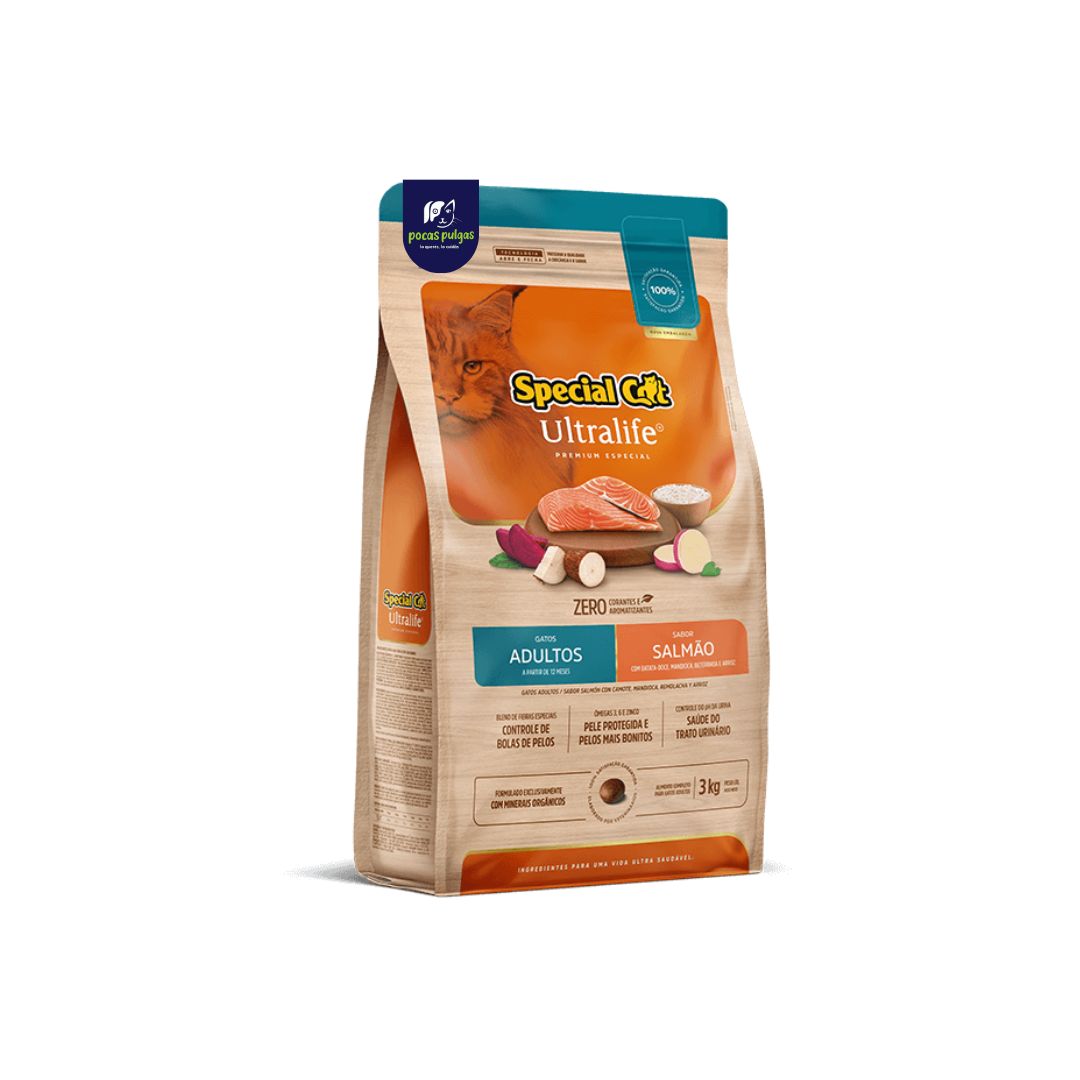 ULTRALIFE SPECIAL CAT GATO ADULTO SALMON Y ARROZ 10 KG