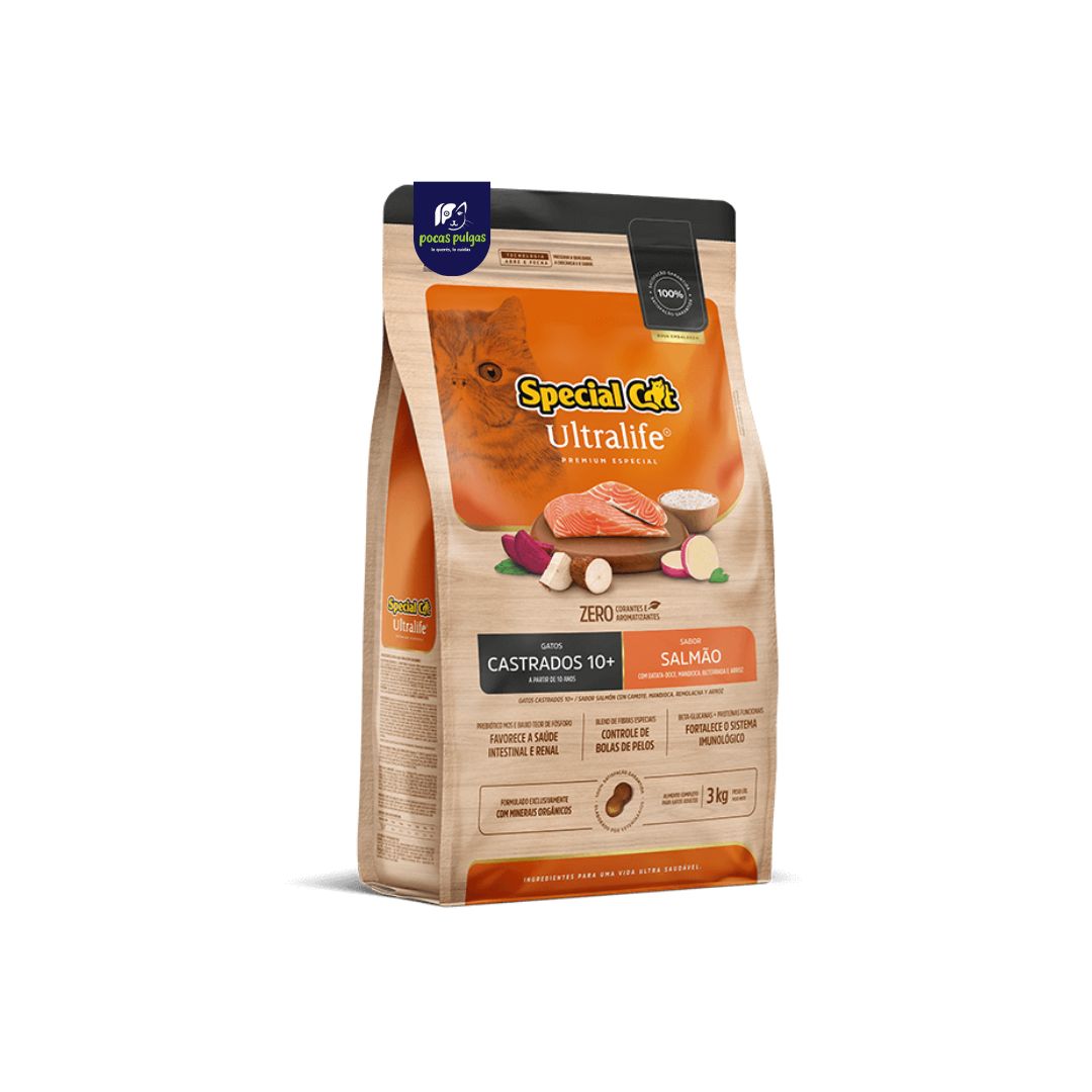 ULTRALIFE SPECIAL CAT CASTRADOS + 10 AÑOS 10 KG