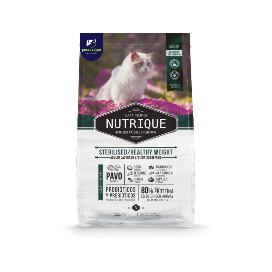 NUTRIQUE YOUNG ADULT CAT STERELIZED/HELATHY WEIGHT 2 KG