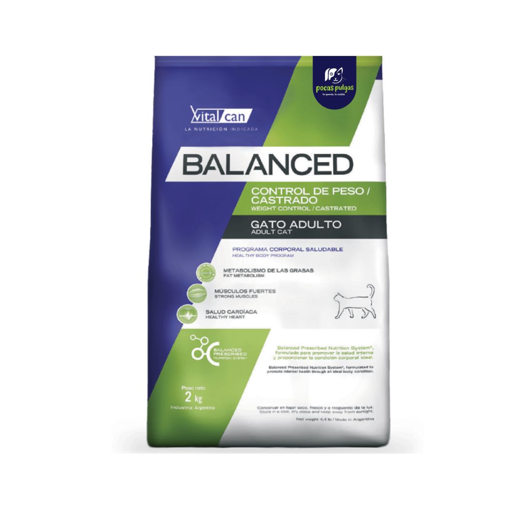 Balanced Cat Weight Control Castrado 7,5kg