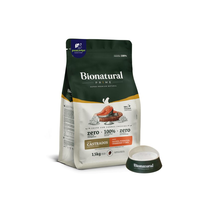 BIONATURAL GATO CASTRADO 1.5 KG