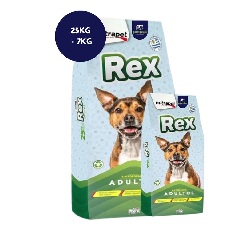 COMBO REX ADULTO 25 KG + 7 KG