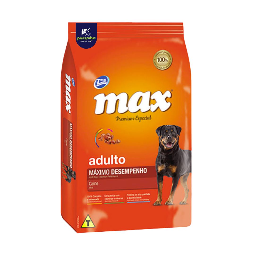 MAX ADULTO MÁXIMO DESEMPEÑO SABOR CARNE