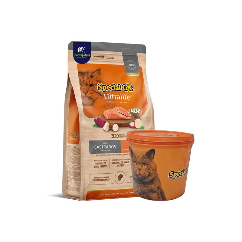 SPECIAL CAT ULTRALIFE CASTRADOS SALMÓN 10 KG