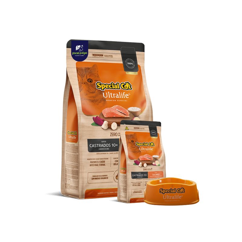 SPECIAL CAT ULTRALIFE SENIOR SALMÓN 10 KG + 3 KG
