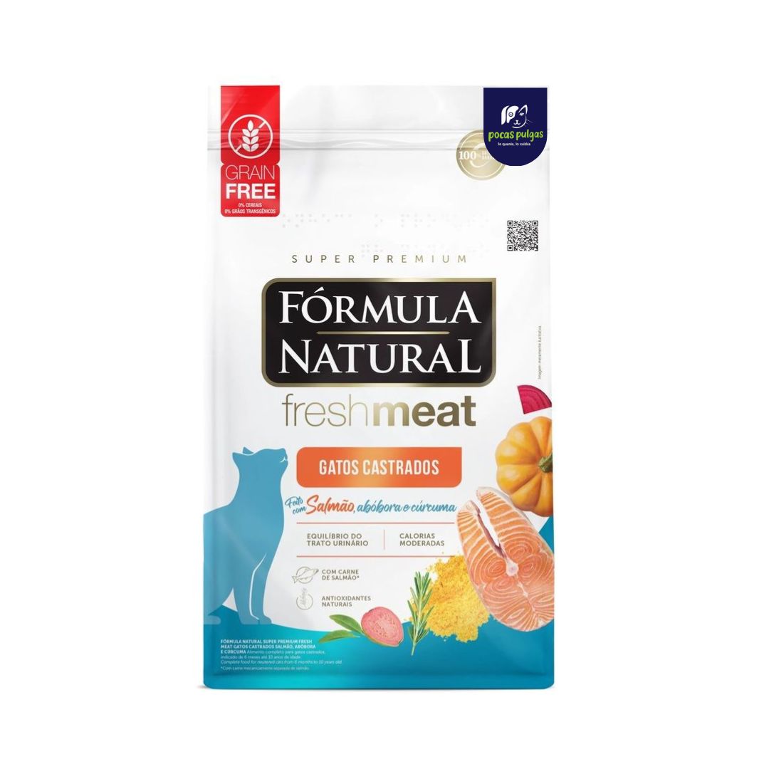 FORMULA NATURAL FRESH MEAT GATO CASTRADO SALMON 7 KG