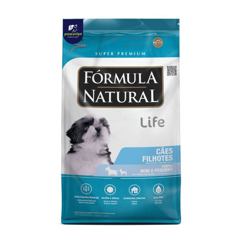 FORMULA NATURAL LIFE CACHORRO RAZAS PEQUEÑAS 7 KG