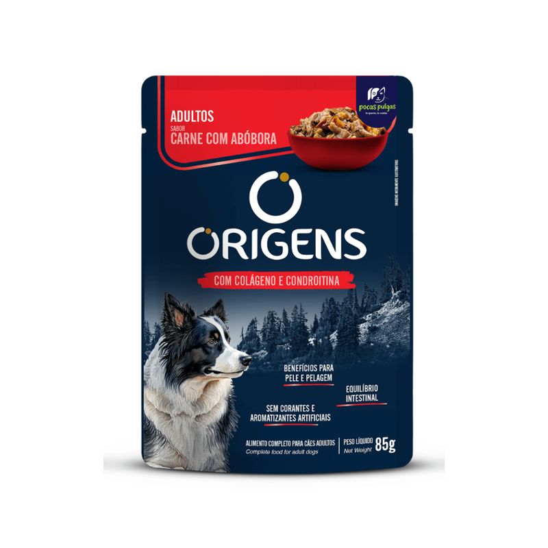 SOBRE ORIGENS PERRO AD CARNE/ABÓBORA 85 GS