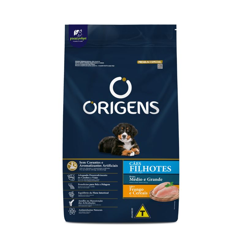 ORIGENS PREMIUM ESPECIAL CACHORRO RAZA MED/GDE 15 KG