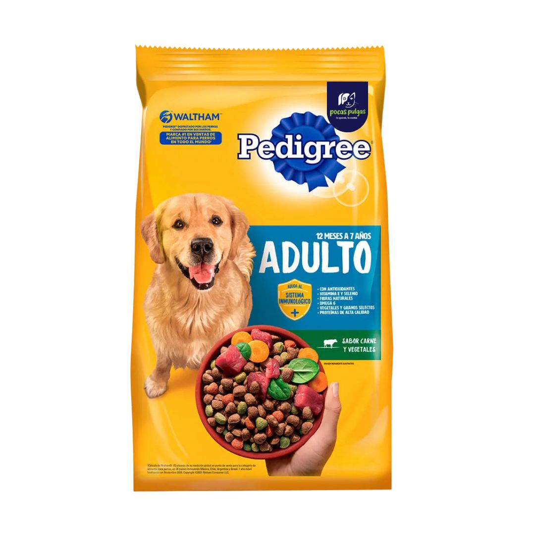 PEDIGREE ADULTO 21 KG CARNE Y VEGETALES *VERDE*