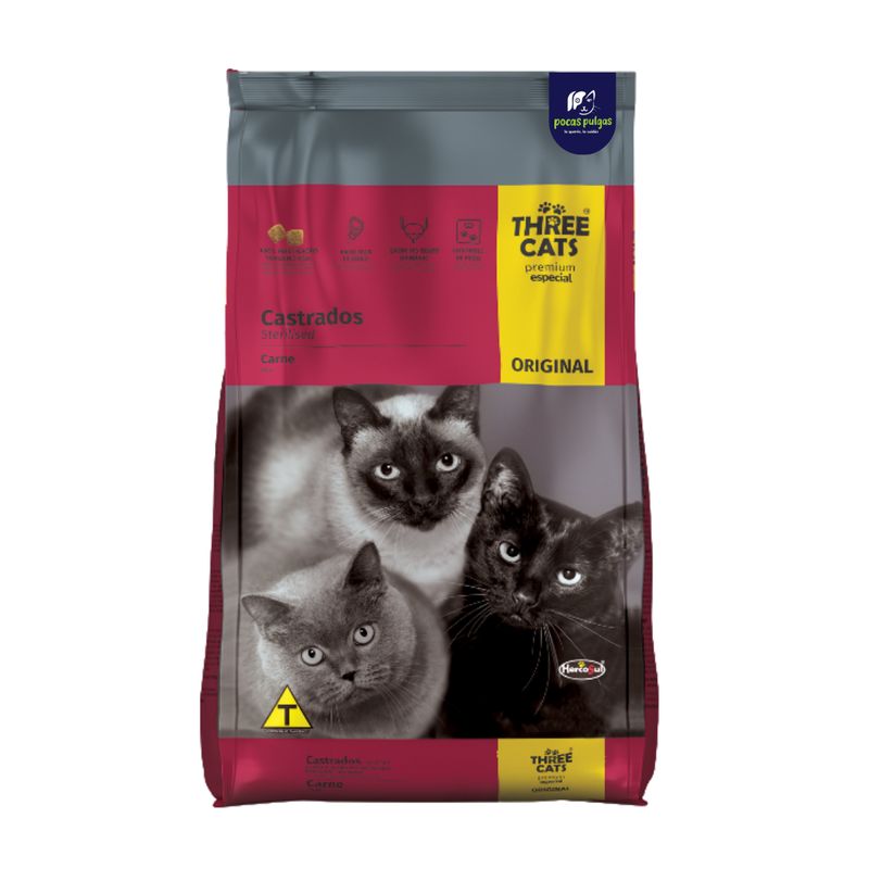 THREE CATS FAMILIA ORIGINAL GATO CASTRADO 15 KG