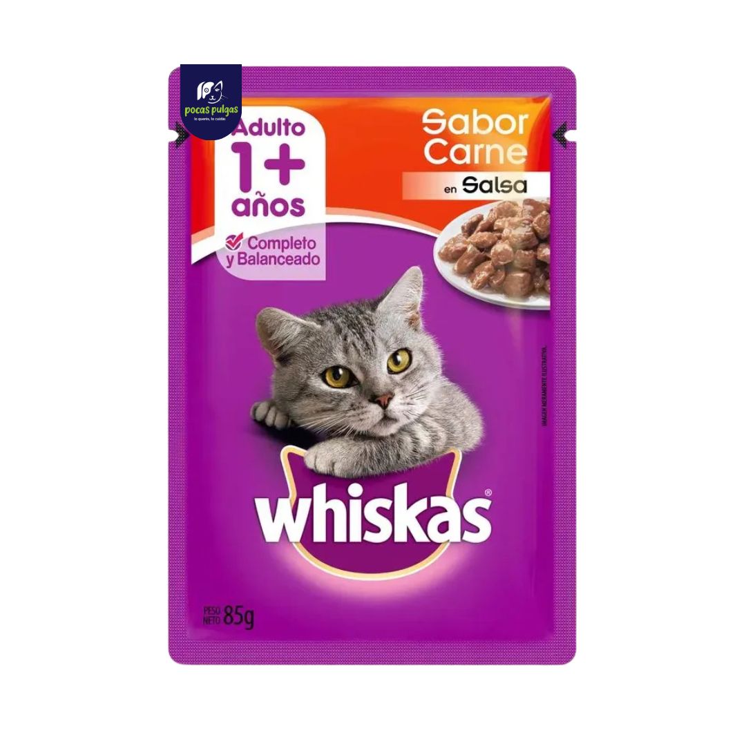 SOBRE WHISKAS CARNE  85 GS