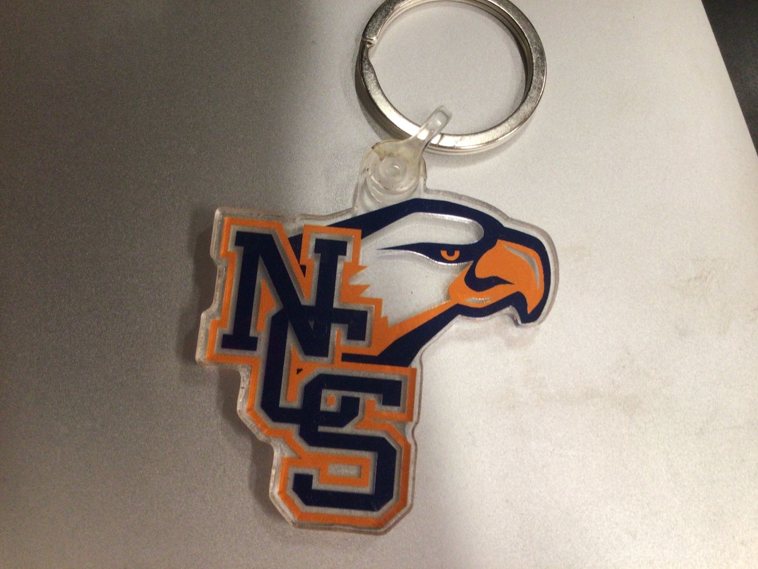 Acrylic NCS Eagle Head Keychain