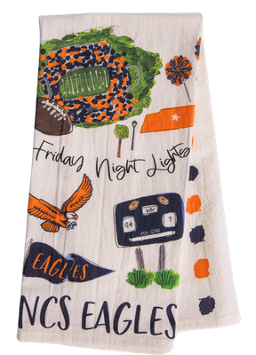 Friday Night Lights Tea Towel