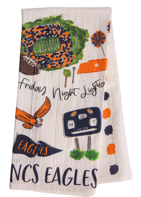 Friday Night Lights Tea Towel