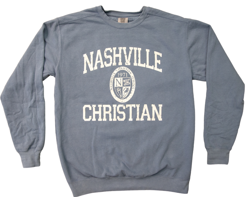 Blue Jean Vintage Crest Crew