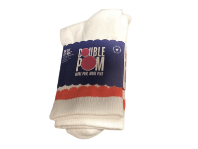 Scallop Crew Sock - Orange