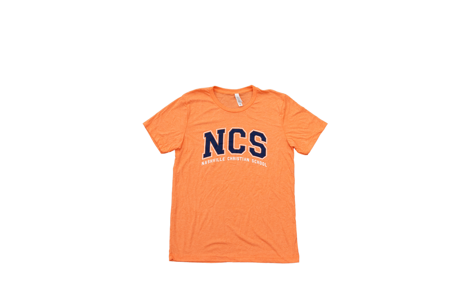 Orange NCS Block with Nashville Christian T-Shirt