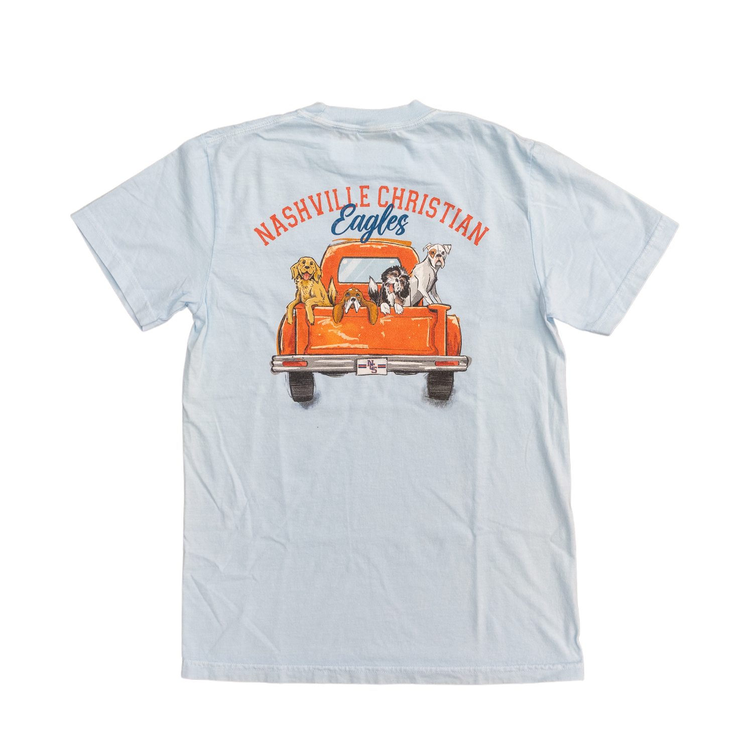 Eagles Dogs in Truck T-Shirt