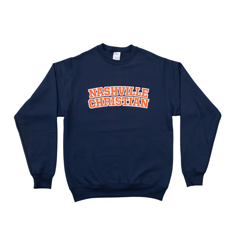 Adult Full Name in Orange Sweatshirt