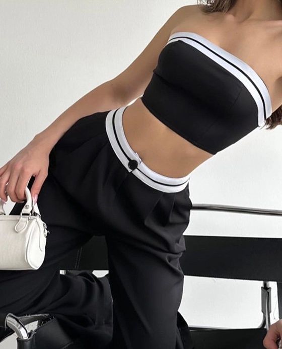 Rosa | Sport Suit | black&white