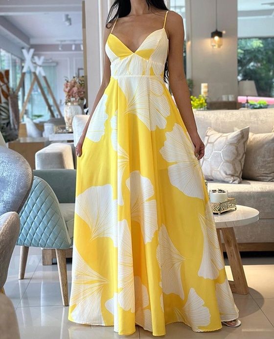 Lily | Dress | Yellow Floral