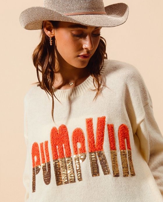 EE:Some | Top | Pumpkin Sweater
