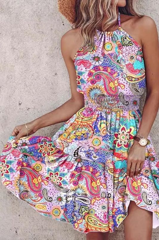 Lily | Dress | Light Purple Paisley