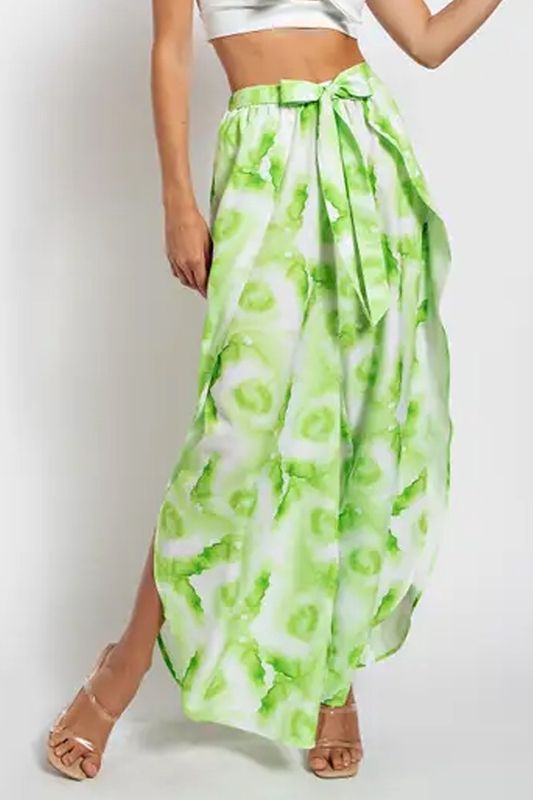 L Love | Pant | Watercolor Green