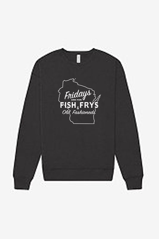 Bella+Canvas | Sweatshirt | Heather Dk Grey | Fish Frys