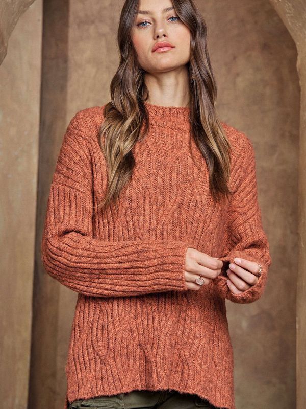 Adora | Sweater | Cable knit crew