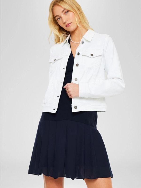 KanCan | Jacket | White Denim Stretch