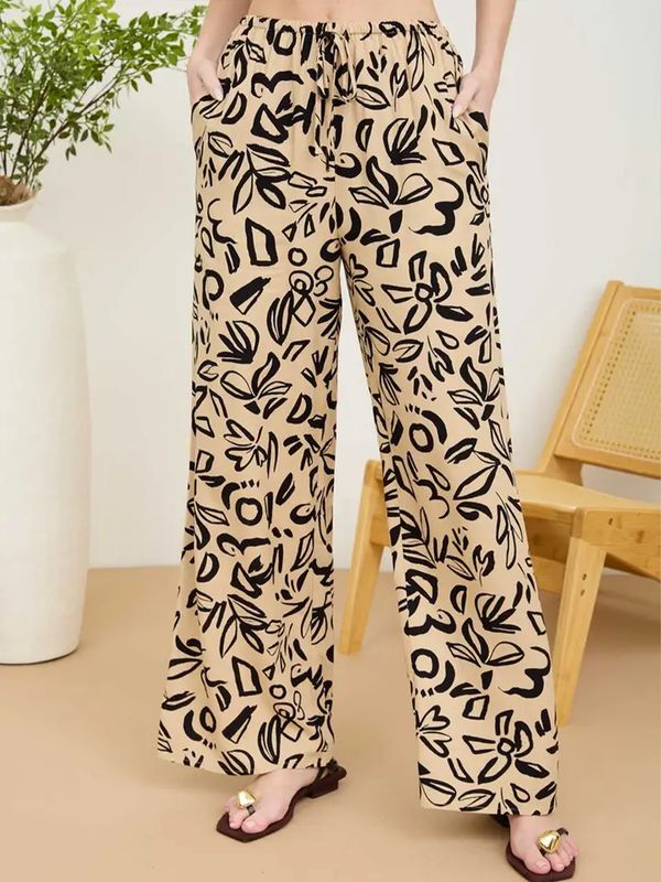 Blu Pepper | Pant | Khaki Print