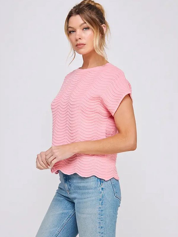 Allie Rose | Top | Strawberry Scallop