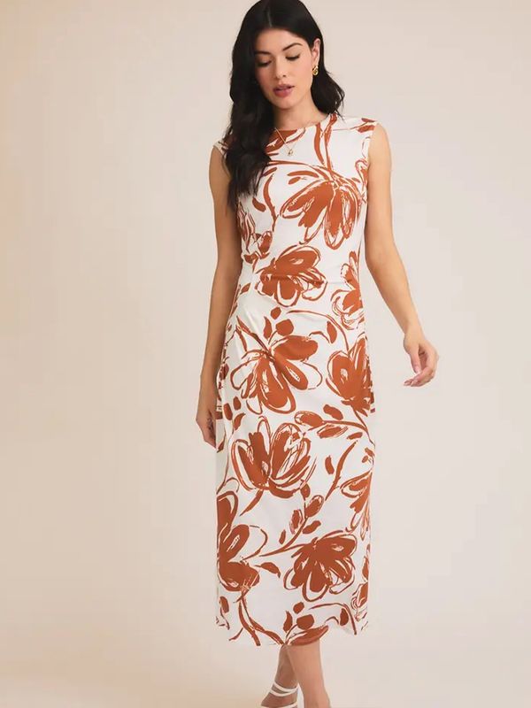 Gilli | Dress | Terracotta Floral