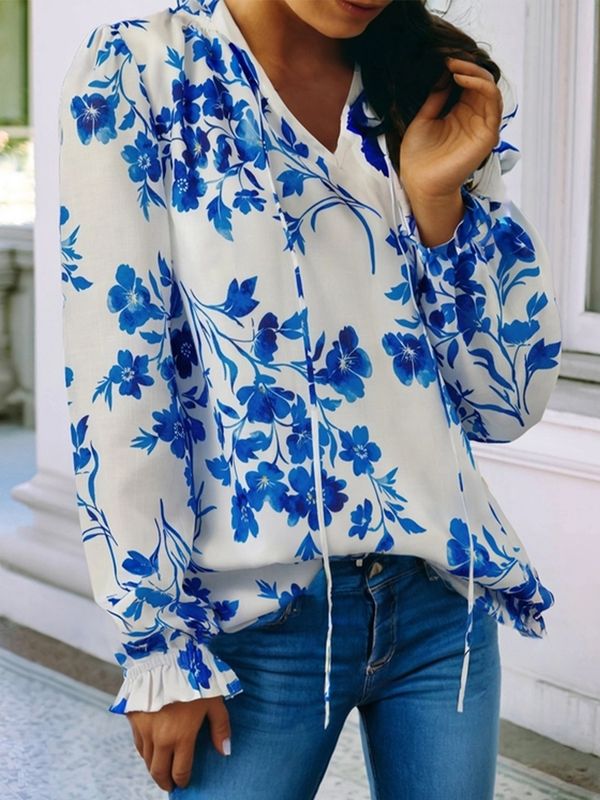 Little Daisy | Top | Blue Floral