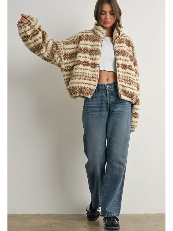 Buttermelon | Jacket | Fuzzy Fleece Zip