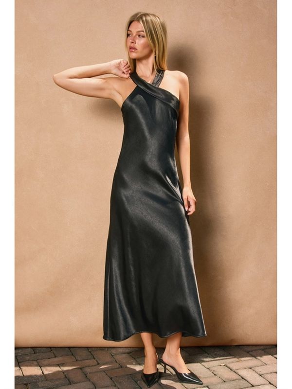Dress Forum | Dress | Black Satin