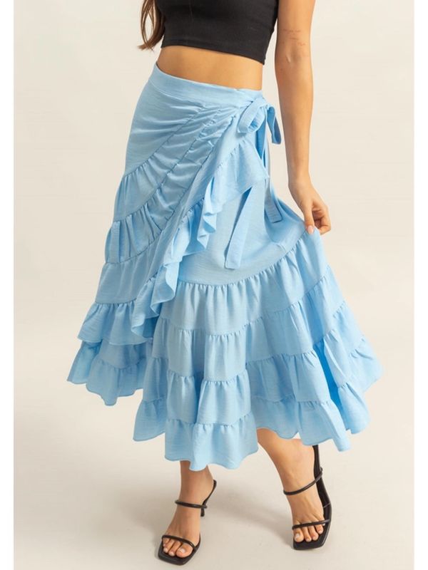 HYFVE | Skirt | Wrapped Blue