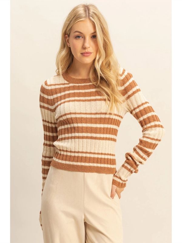 HYFVE | Top | Caramel Stripes
