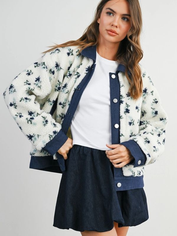 Buttermelon | Jacket | Floral - Navy