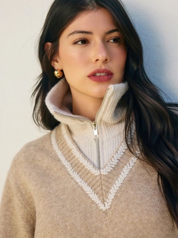 Dress Forum | Sleeveless Neck Warmer - Ecru