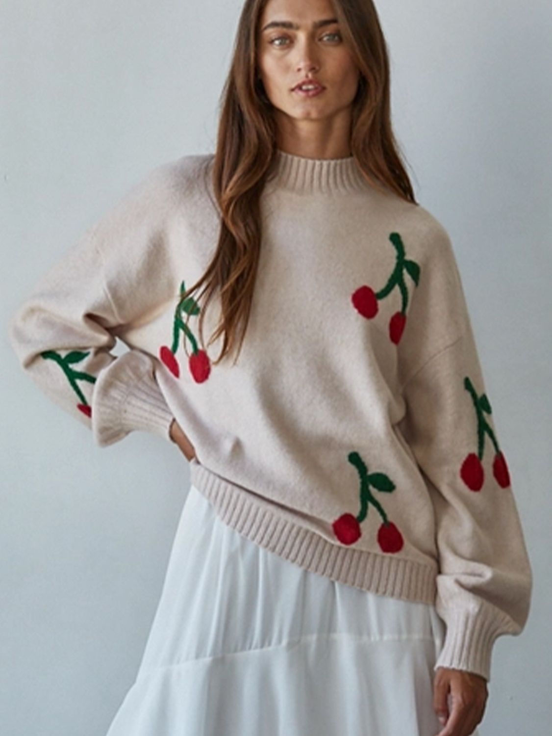 By Together | Sweater| Cherry!, Size: Small