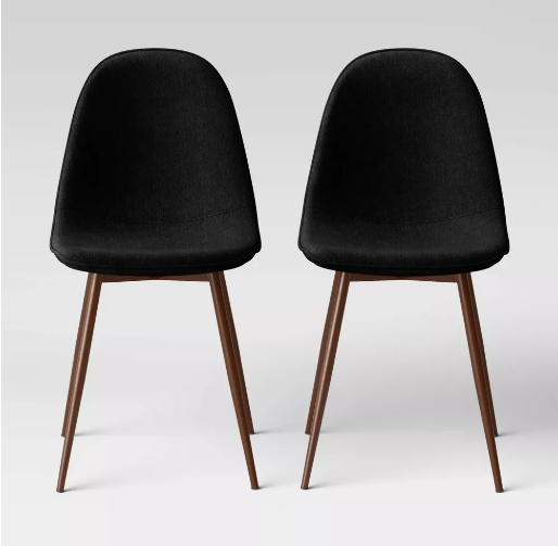 2pk Copley black dining chairs