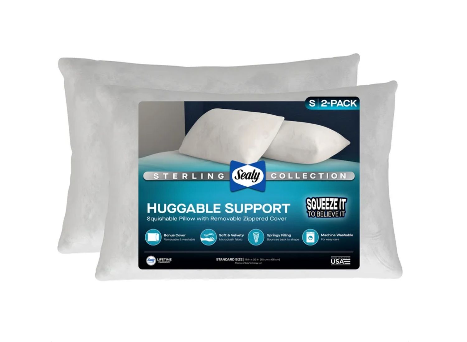 huggable pillow 2-pack