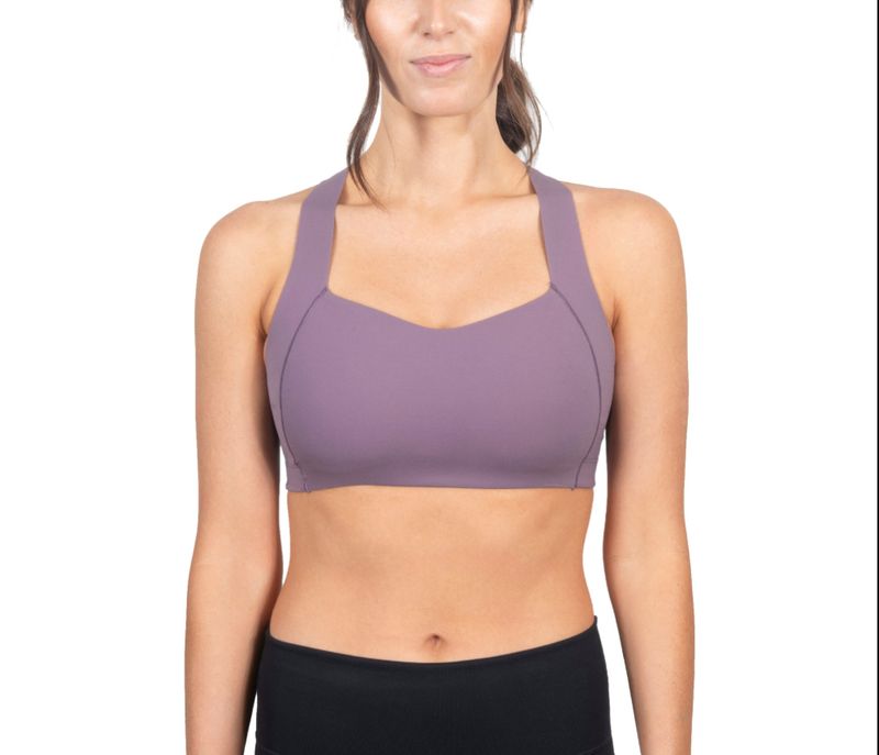 RHONE PURPLE DEFY BRA