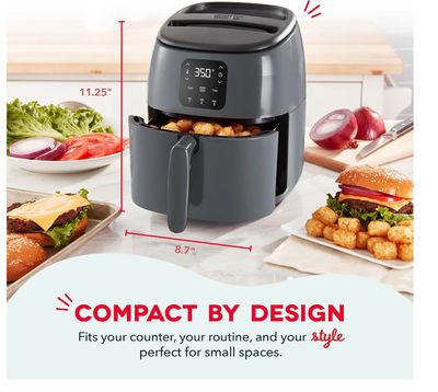 DASH 2.6QT EXPRESS DIGITAL TAST-CRISP NONSTICK AIRFRYER